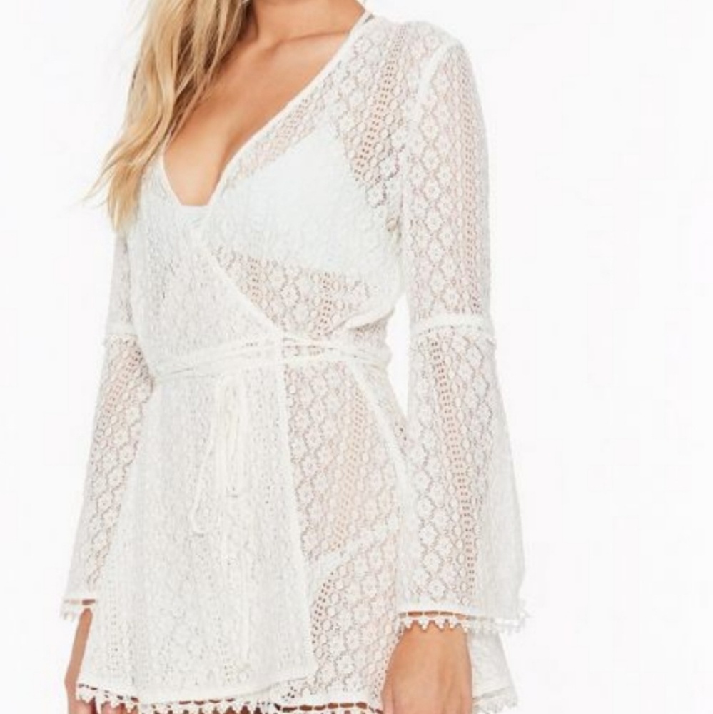 {L*SPACE} Aura Cover Up Wrap Top🌿 - Picture 5 of 7